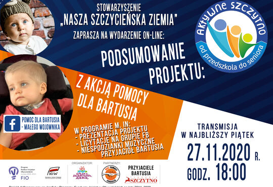 Podsumowanie projektu z akcją pomocy dla Bartusia